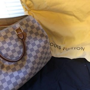 louis vuitton speedy 30 damier azur